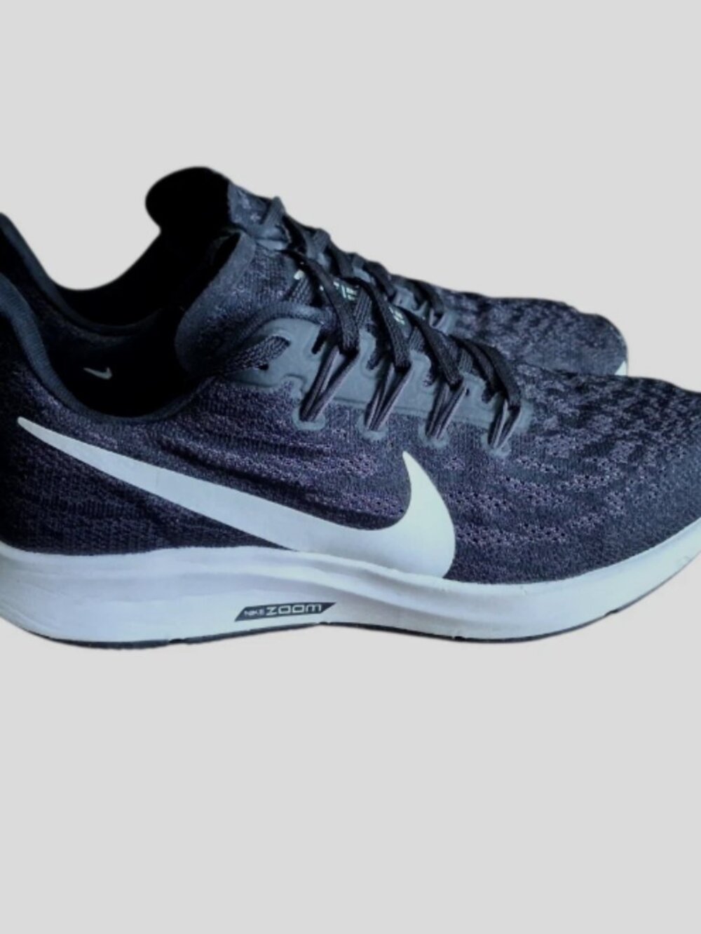 Nike Air Zoom Pegasus 36 Womens size 8 Shoes Black Running Walking Gym Sneakers